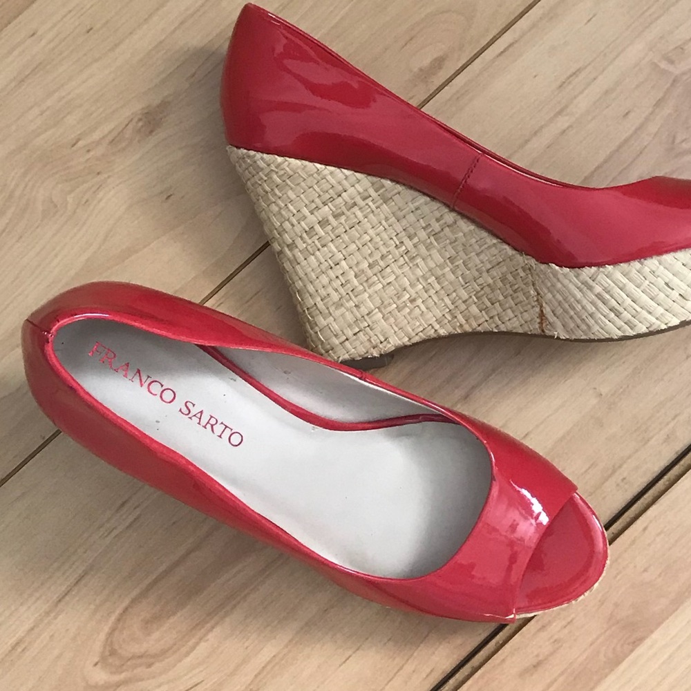 Espadrille style wedge